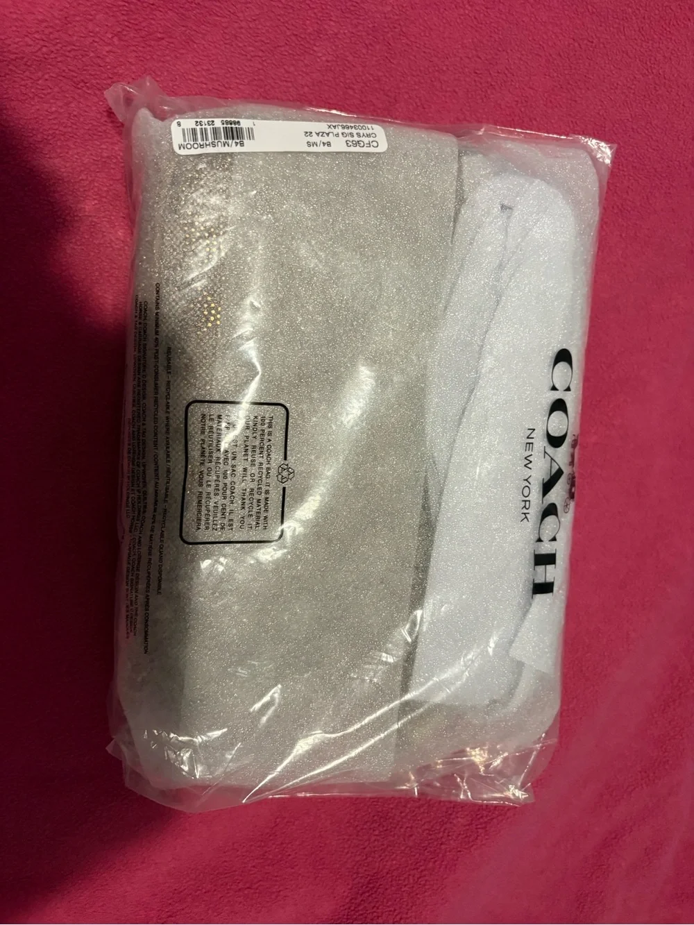 COACH  Crystal Plaza Bag 22 in Mushroom